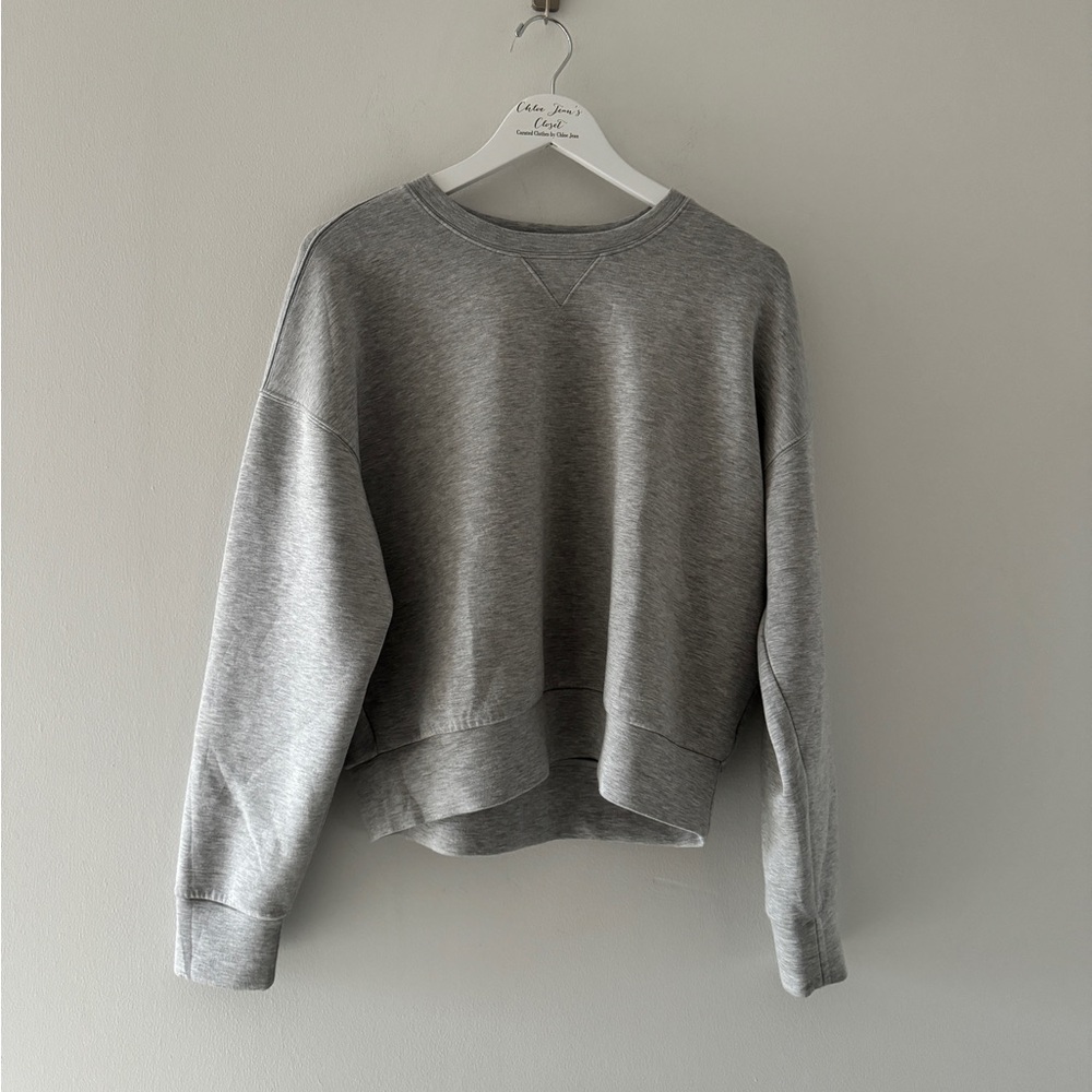 SPANX Air Essential Gray Pullover M - Picture 3 of 4